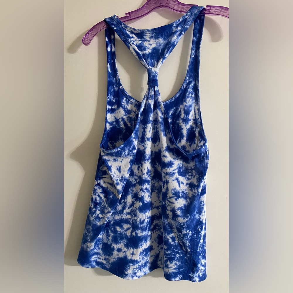 Blue Tie-Dye Tank Top - Picture 4 of 6